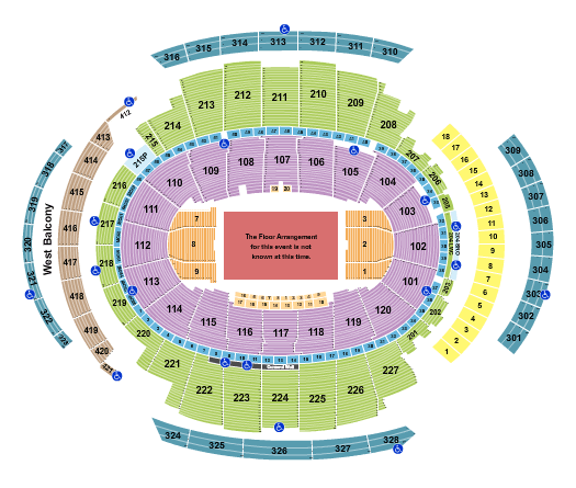 Madison Square Garden Lady Gaga Seating Chart